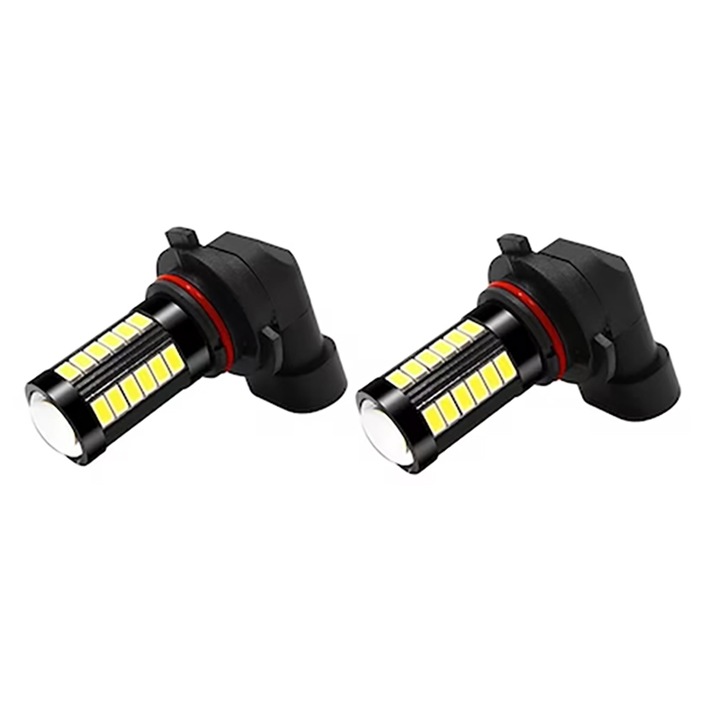 Комплект от 2 фара за мъгла, H8/H11, 6500K, LED, IP67, Бял