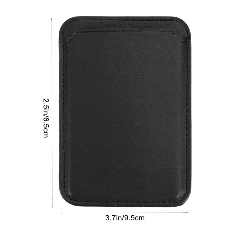 Portofel magnetic pentru telefon, JESWO®, Piele ecologica, Compatibil cu iPhone, Negru