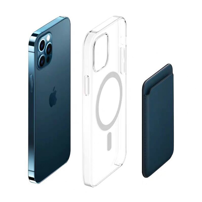 Portofel magnetic pentru telefon, JESWO®, Piele ecologica, Compatibil cu iPhone, Negru