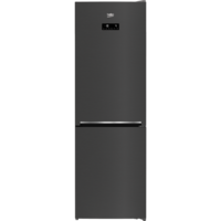 Frigider cu congelator inferior Beko RCNE366E70ZXBRN, 323 L, ProSmart, Nofrost, clasa energetica B, Gri inchis