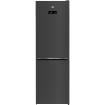Frigider cu congelator inferior Beko RCNE366E70ZXBRN, 323 L, ProSmart, Nofrost, clasa energetica B, Gri inchis