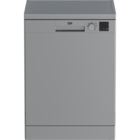 Masina de spalat vase Beko DVN05320S, 13 seturi, Clasa E, Afisaj LED, 60 cm, Argintiu