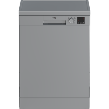 Masina de spalat vase Beko DVN05320S, 13 seturi, Clasa E, Afisaj LED, 60 cm, Argintiu