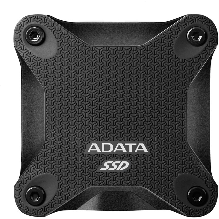 Външен SSD ADATA Durable SD620Q, 2TB, USB 3.2, Черен
