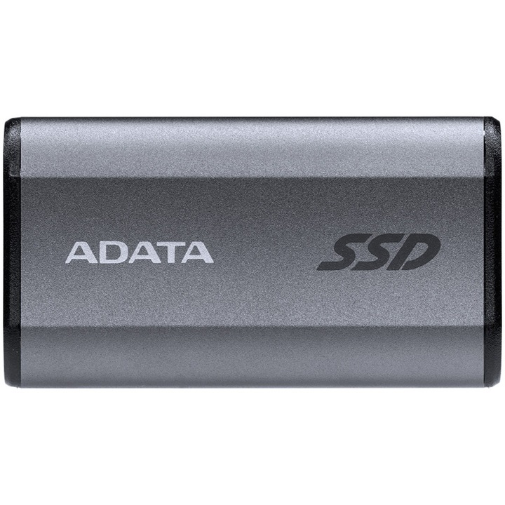 Външен SSD ADATA SE880 RGB, 1TB, USB 3.2 Gen2 x2 Type-C, Сив