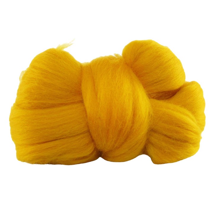 Lana merino, Filart, 21 microni, 10g, Auriu