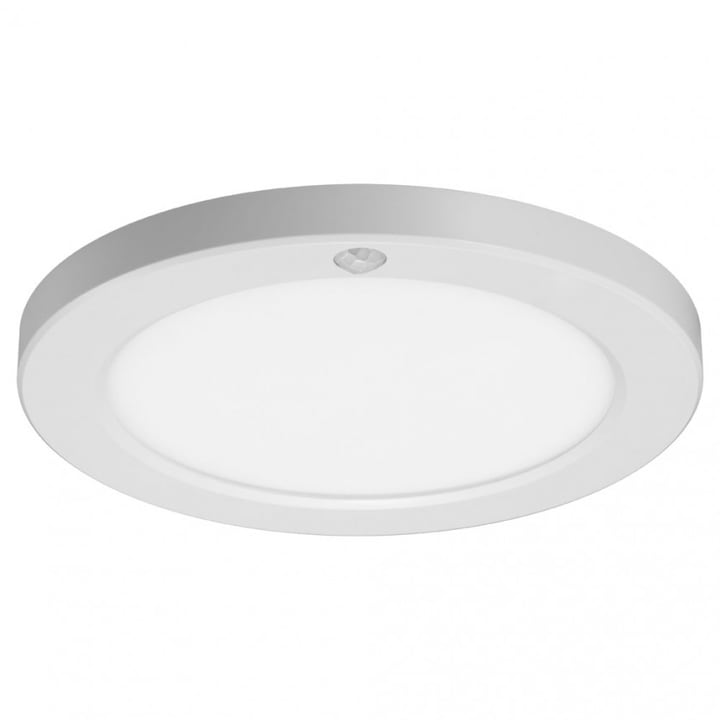 LED луна Lightex, Сензор за движение, 360', 18W, 3000K-4000K-6000K, 1300lm, Открит монтаж, вграждане, ф230mm/cut, От ф60mm до ф160mm, Регулируема