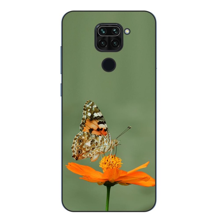 Husa compatibila cu Xiaomi Redmi Note 9 Silicon Gel Tpu Model Fluture