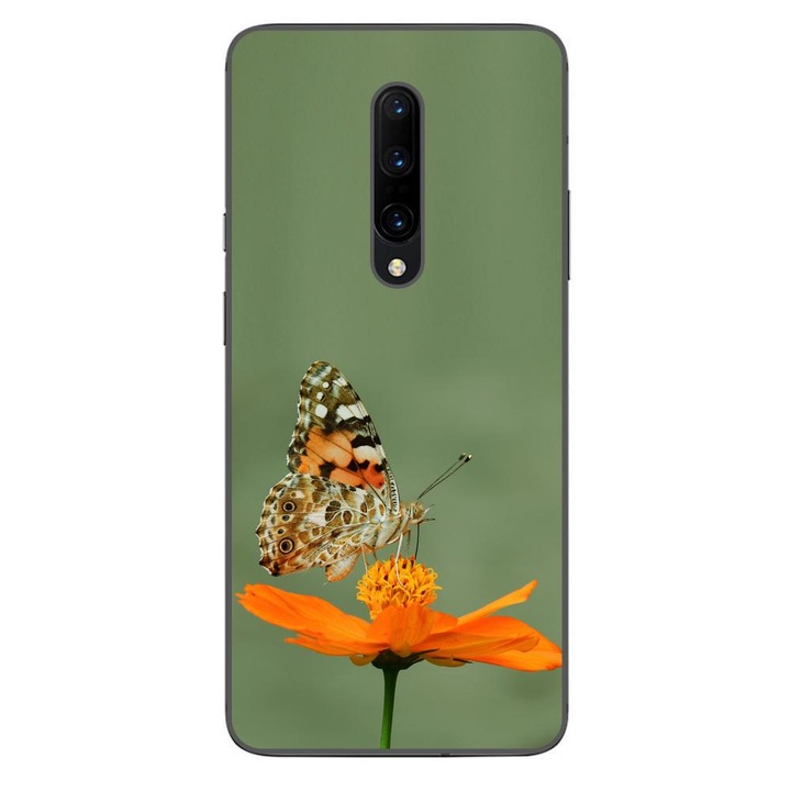 Husa compatibila cu OnePlus 7 Pro Silicon Gel Tpu Model Fluture