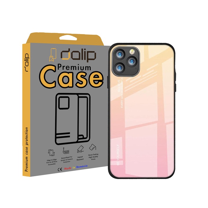 Калъф Dalip Color Grade Protect, силикон, розово злато за iPhone 11 Pro