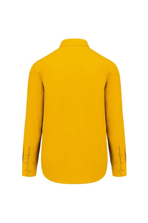 Мъжка риза с дълъг ръкав Jofrey KA545, Жълта, 5XL