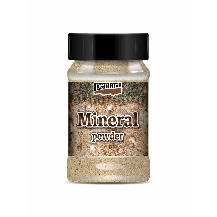 Pulbere minerala fina, min. 130 g, cuart portocaliu