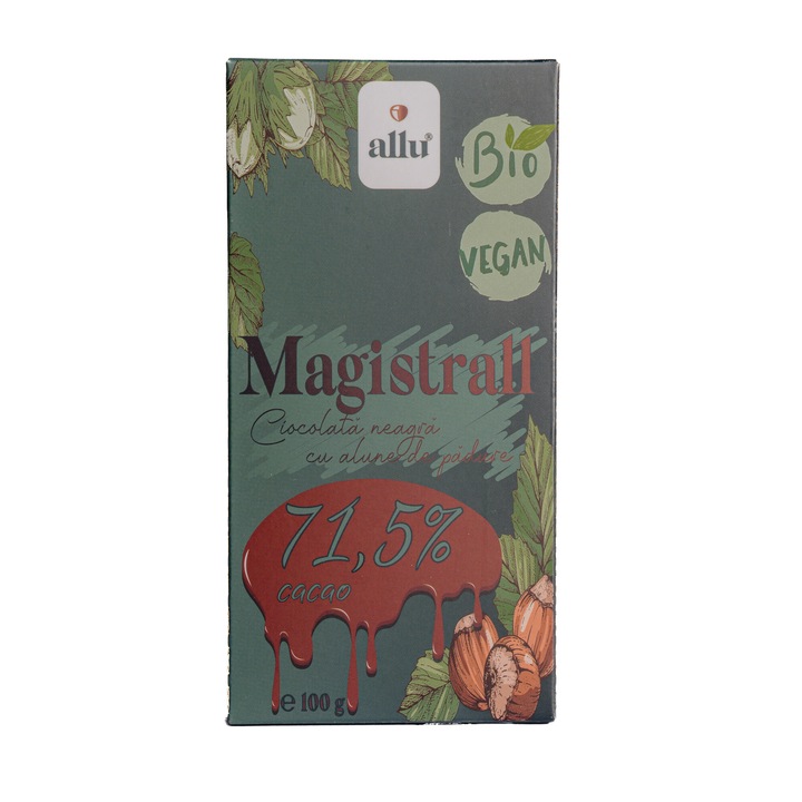 Magistrall - Ciocolata Neagra Cu Alune De Padure, 100g