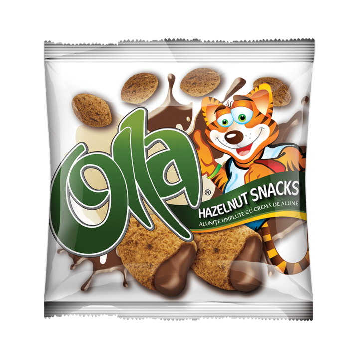 Alunite umplute cu crema de alune, 6 x 100g, OLLA Snacks