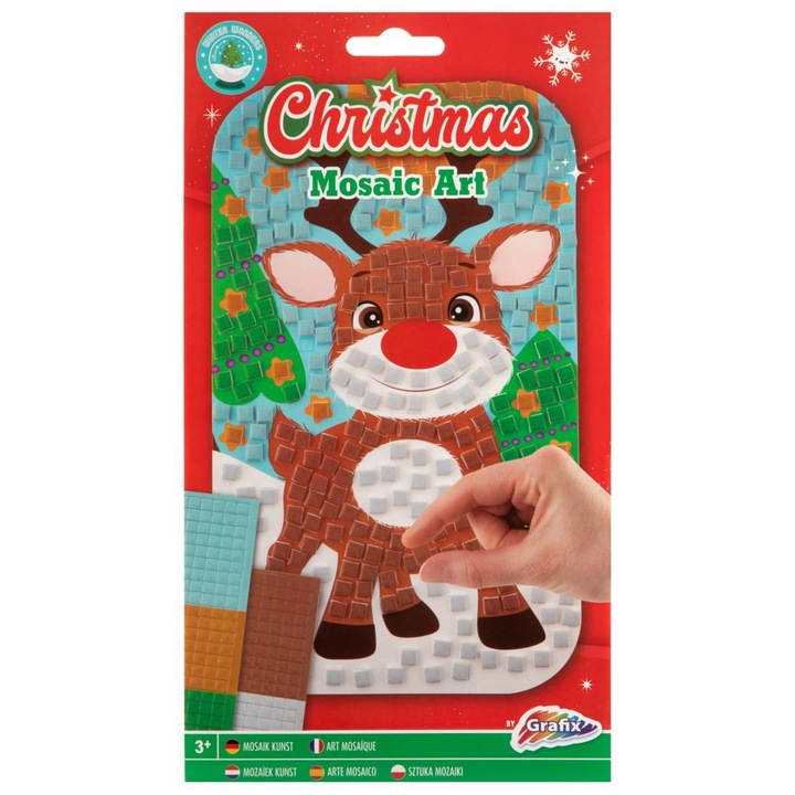 Креативен Коледен Комплект DiamantArt Мозайка Еленче