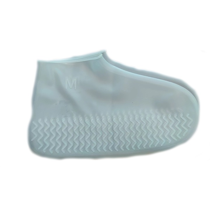 Huse de protectie pentru incaltaminte, Silicon, Antiderapante, Reutilizabile, Albastru