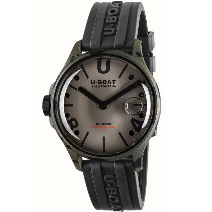 Férfi karóra U-Boat 9551 Darkmoon Grey Camouflage Mens Watch 40mm