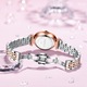 Női karóra, NIBOSI Casual Quartz Analog Elegant Fashion Luxury Steel Gold Green