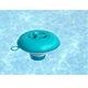 Dozator plutitor pentru substante chimice piscina Bestway, diametru 12.5 cm, deschidere reglabila, pentru tablete cu diametru de pana la 2.5 cm, albastru/alb
