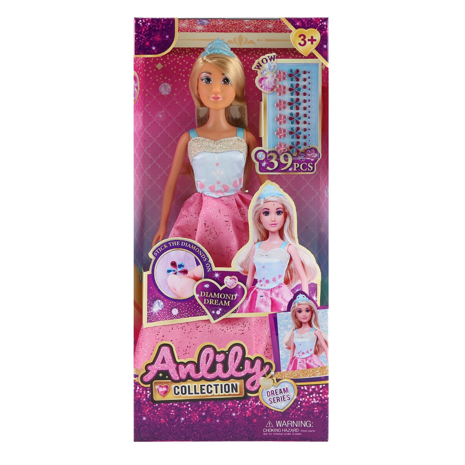 Set papusa Mappy 29 cm, cu accesorii pentru par