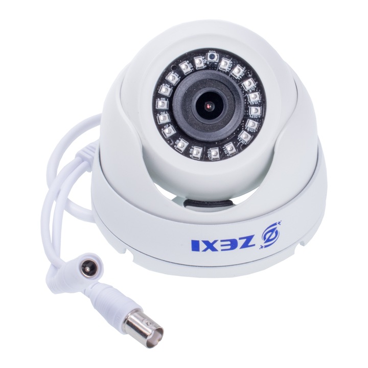 5 megapixel 2.8mm beltéri / kültéri biztonsági AHD dome kamera, fehér