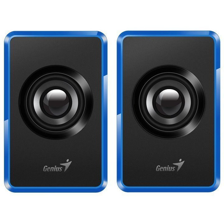 GENIUS 2.0 hangszórók, RMS: 3 W (2 x 1,5 W), USB táp, 1,2 m, kék