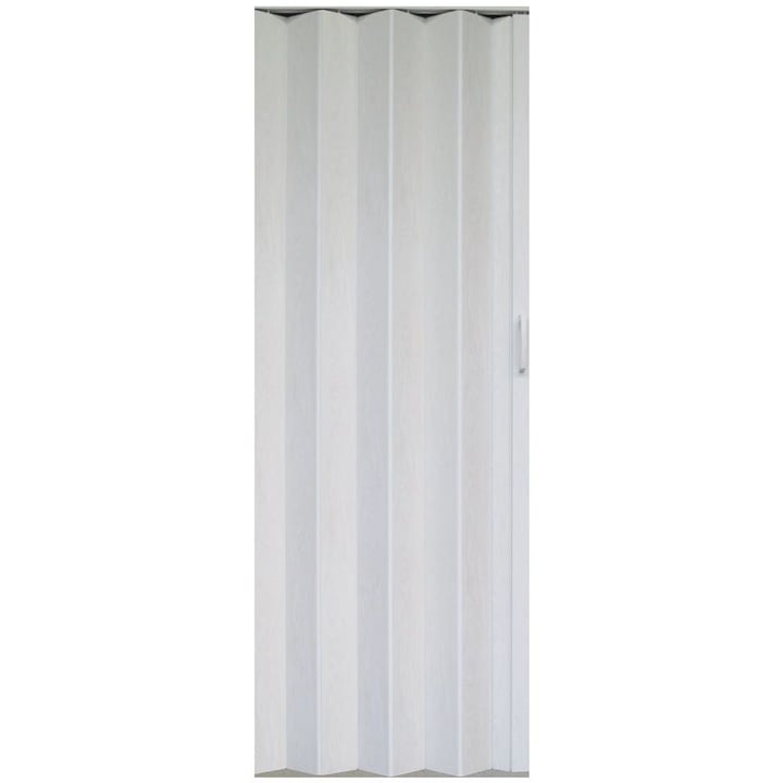 Usa plianta Lamina, din lamele pvc, culoare Alb, 82x203cm