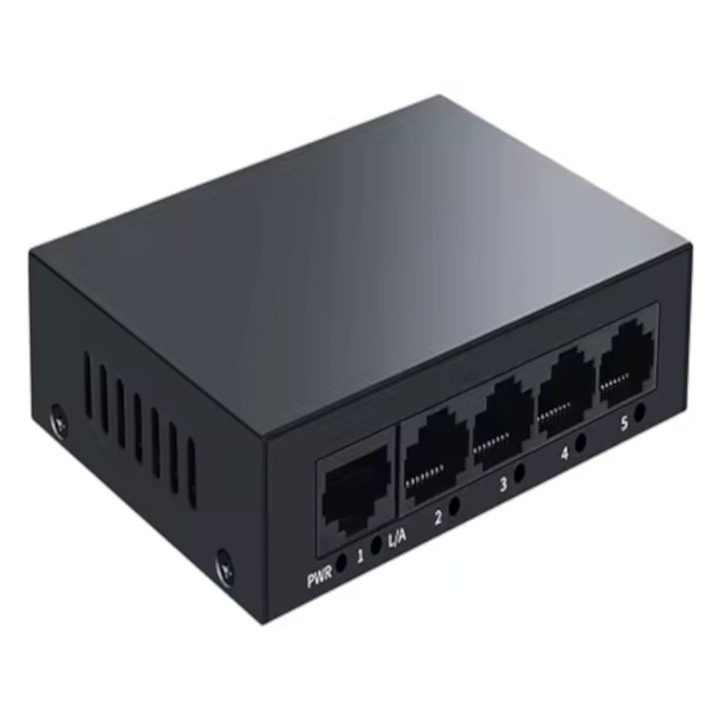 Switch eRDX®, 5 Porturi, Gigabit, 10/100/1000 Mpbs, Non-PoE, RTL 8367S