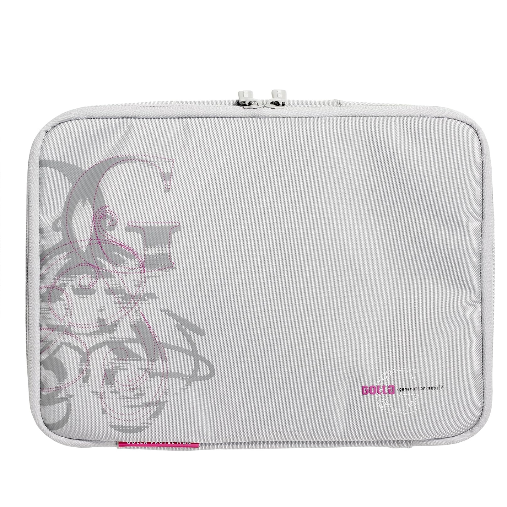 Geanta Golla cu protectie pentru tableta sau laptop de 10, 2 inch gri deschis