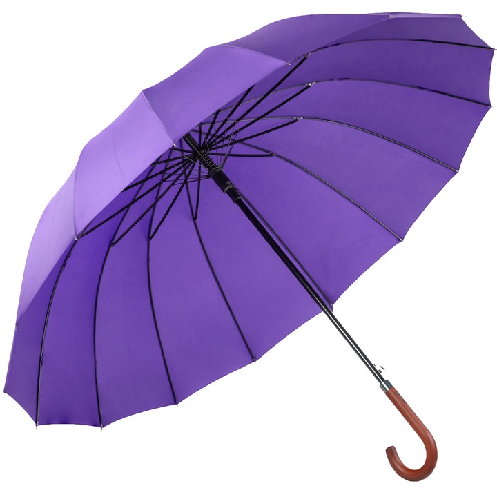 Nagy esernyő, Royal Walk, 16 borda, 120 cm, Lila