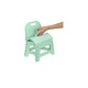 Сгъваема седалка, ментово зелена, 32x25x40см