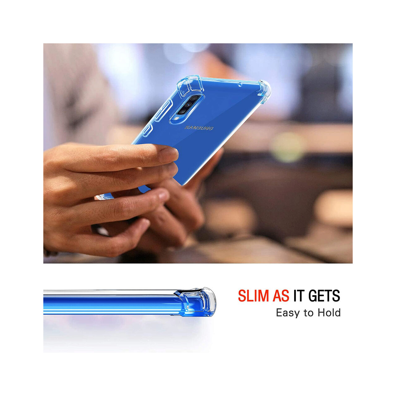 Husa pentru Samsung Galaxy A50s A507 / A30s A307 / A50 A505, Techsuit, Shockproof Clear, Transparenta