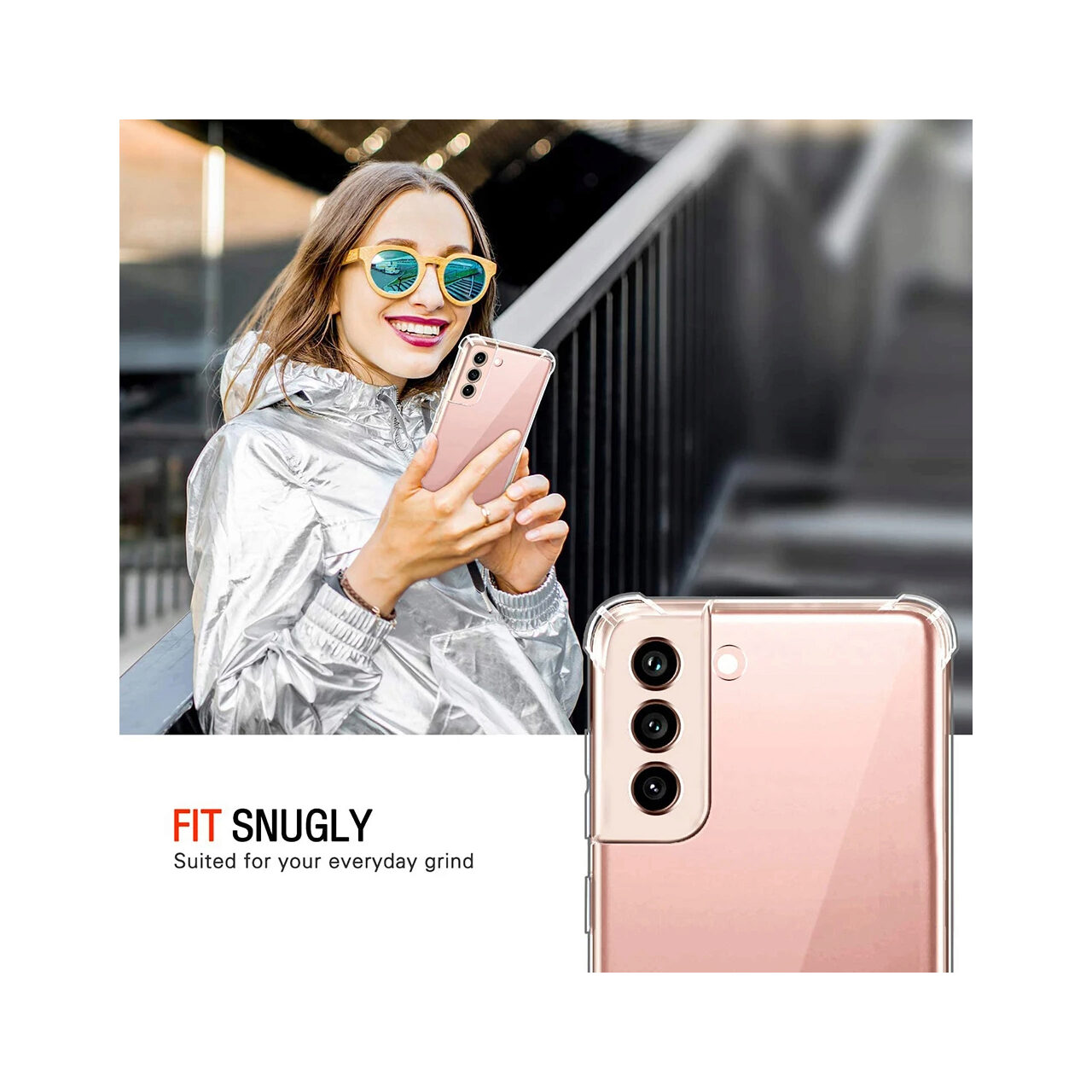 Husa pentru Samsung Galaxy Note 10 Plus 4G / Note 10 Plus 5G - Techsuit Shockproof Clear Silicone - Clear