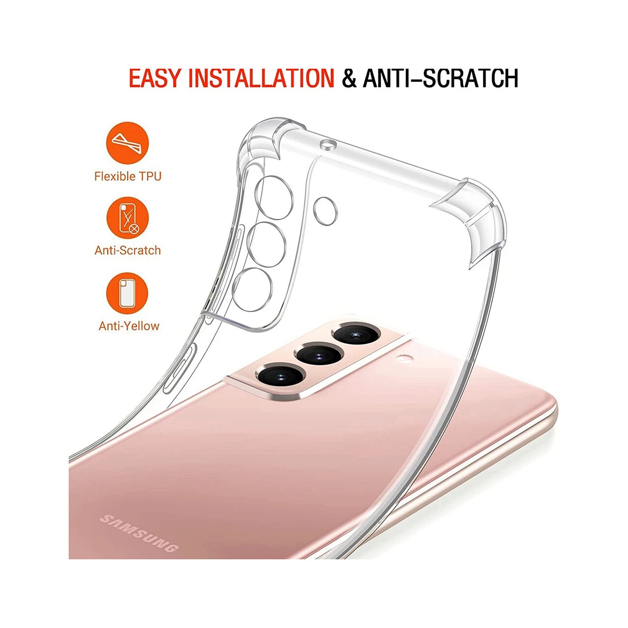 Husa pentru Samsung Galaxy Note 10 Plus 4G / Note 10 Plus 5G - Techsuit Shockproof Clear Silicone - Clear