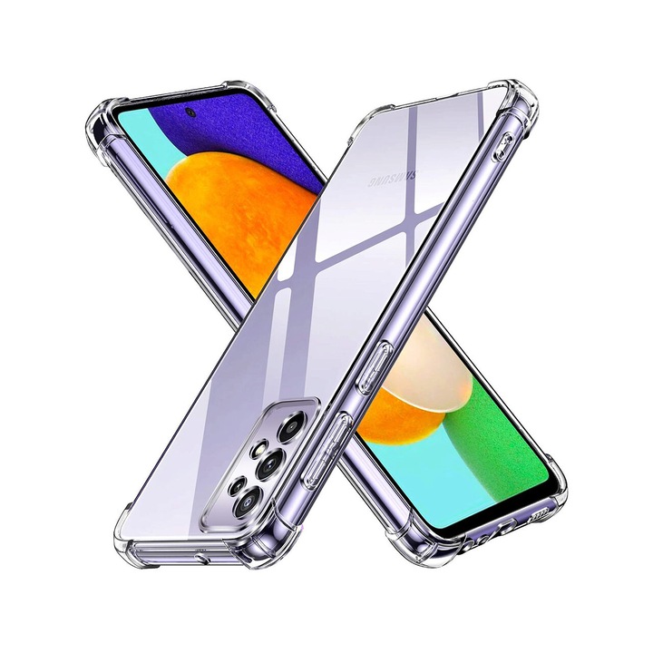 Калъф за Samsung Galaxy A52 4G / A52 5G / A52s 5G Techsuit Удароустойчив силиконов прозрачен