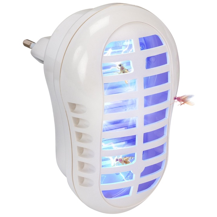UV és elektromos készülék legyek és szúnyogok ellen, 20 m² lefedettség, 4 UV lámpa, 230 V tápegység, UV lámpa rovarok ellen