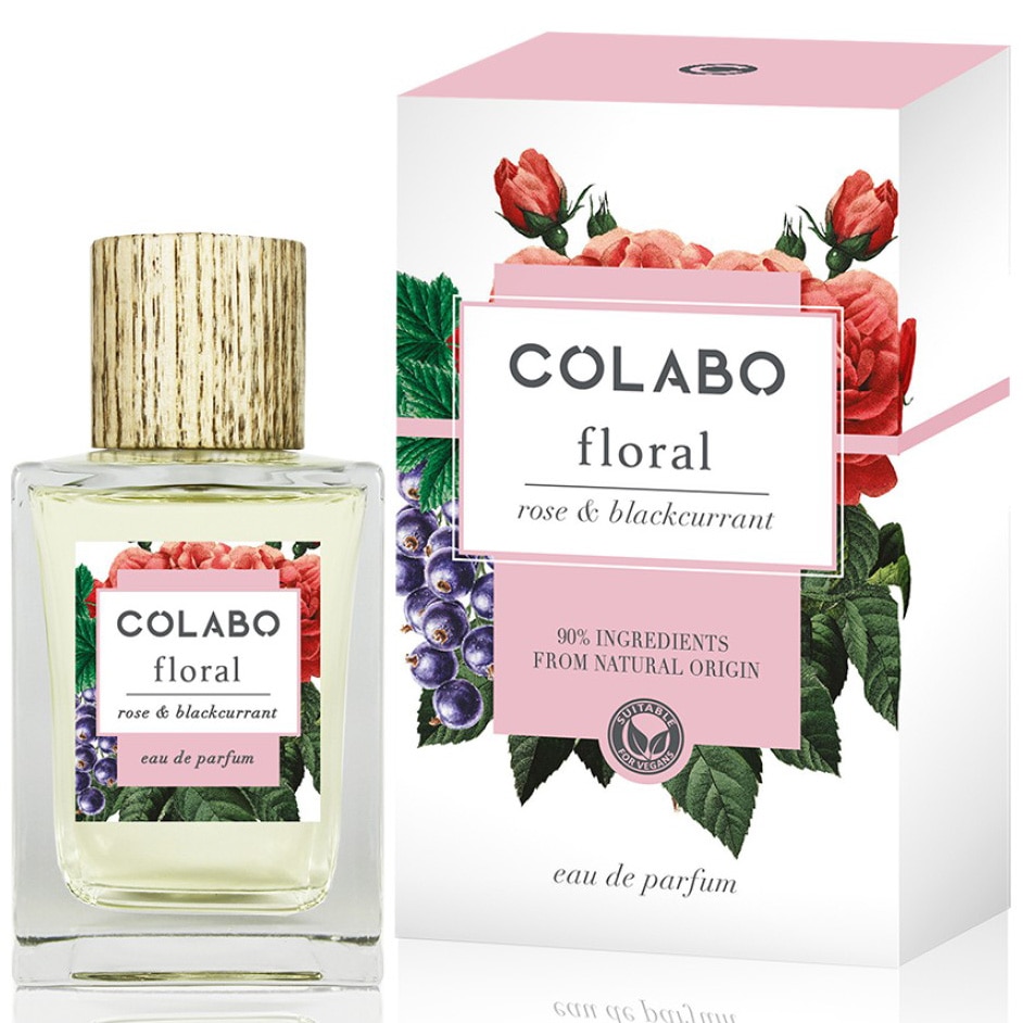 Apa de parfum Colabo Floral Rose and Blackcurrant 100 ml