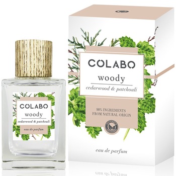 Apa de parfum Colabo Woody Cedarwood and Patchouli 100 ml