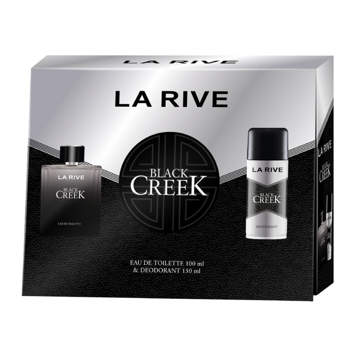 Set La Rive Black Creek cu parfum si deodorant