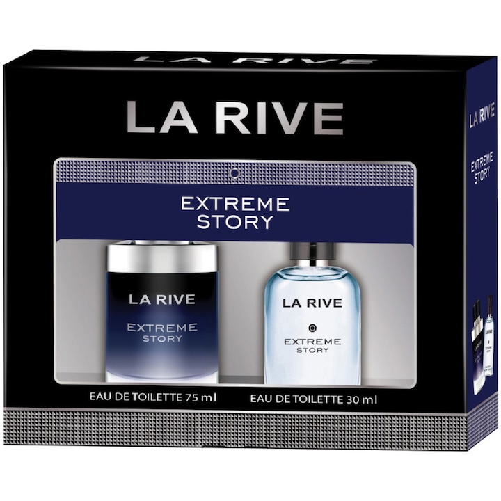 Set La rive Extreme Story man apa de toaleta75 ml si apa de toaleta 30 ml