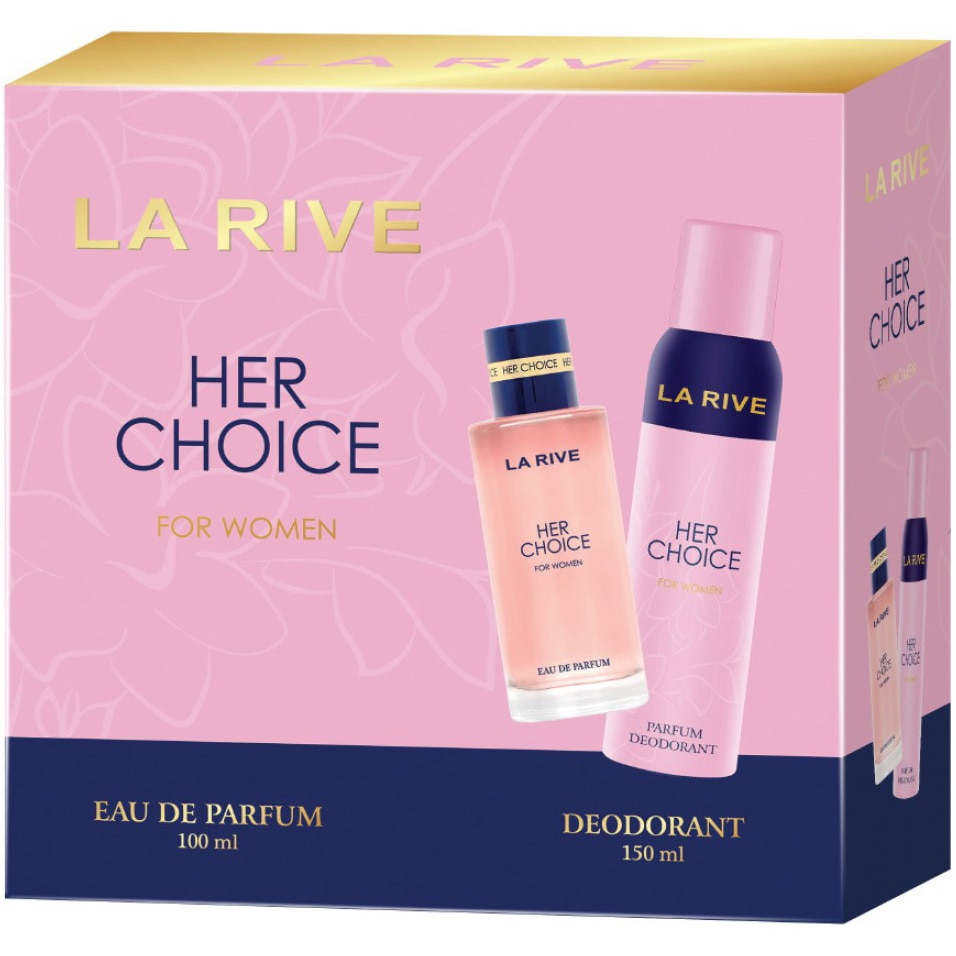 Set La rive Her Choice apa de parfum 100 ml si deodorant 150ml - eMAG.ro