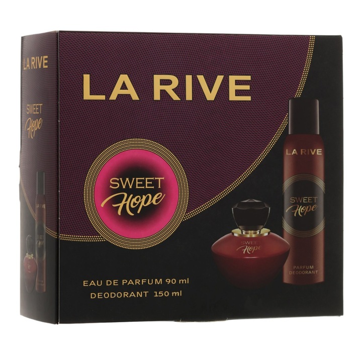Set La rive Sweet Hope woman apa de parfum 90 ml si deodorant 150 ml ...