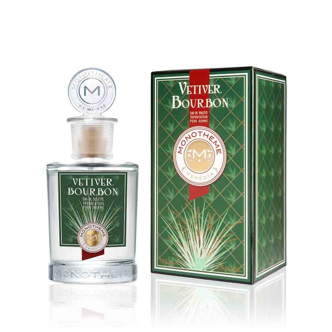 Apa de toaleta Monotheme Vetiver Bourbon 100 ml