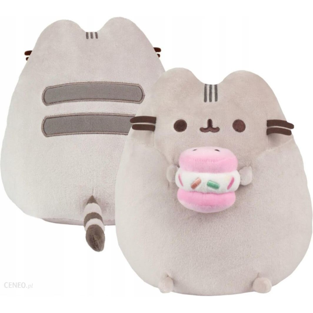 Jucarie de plus, Pusheen cu inghetata, 24cm, Gri - eMAG.ro