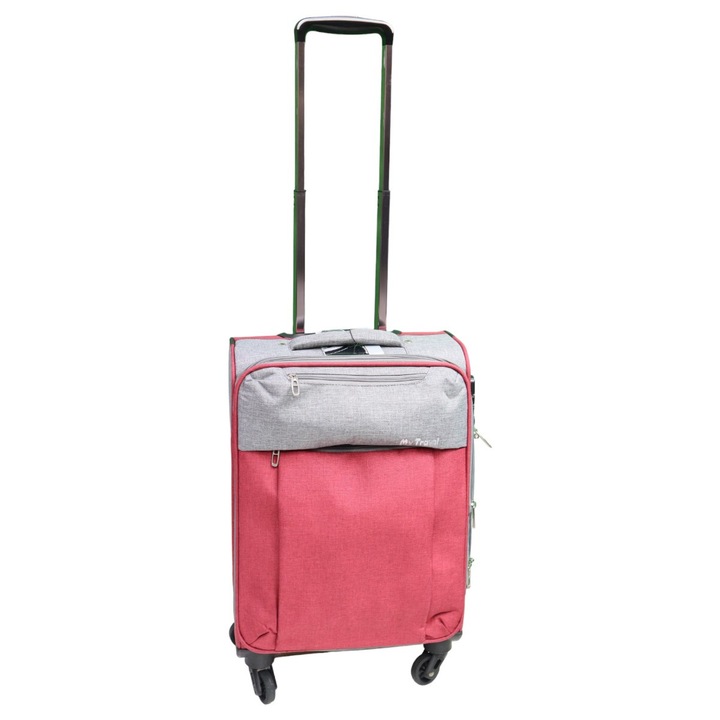 Troler My Travel B346, dimensiune mica 20", 50x36x22cm, red