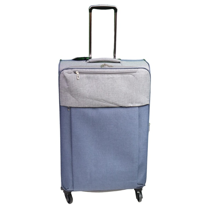 Troler My Travel B346, dimensiune mare 28", 70x46x27cm, blue