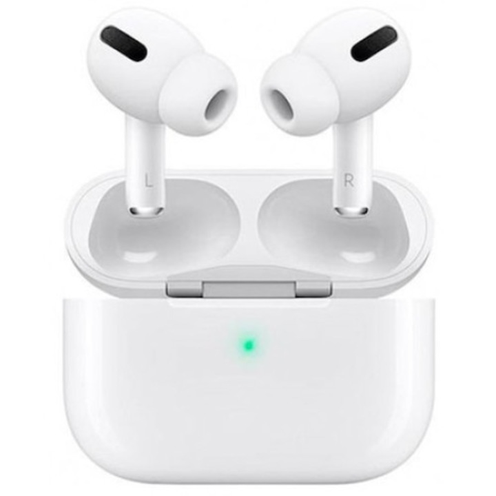 Vezeték nélküli fülhallgató Bluetooth fülhallgató EW10, prémium minőségű, in ear, érintésvezérlés, hangasszisztens, kompatibilis iPhone-nal, Samsung, fehér