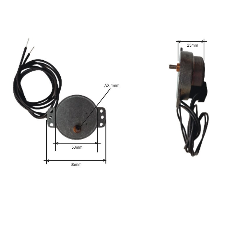 Micro Motor cu reductor 220v 25 rotatii/minut - eMAG.ro