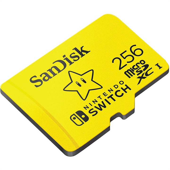 SanDisk micro SDXC карта памет за Nintendo Switch, 256 GB, U3, Class 10