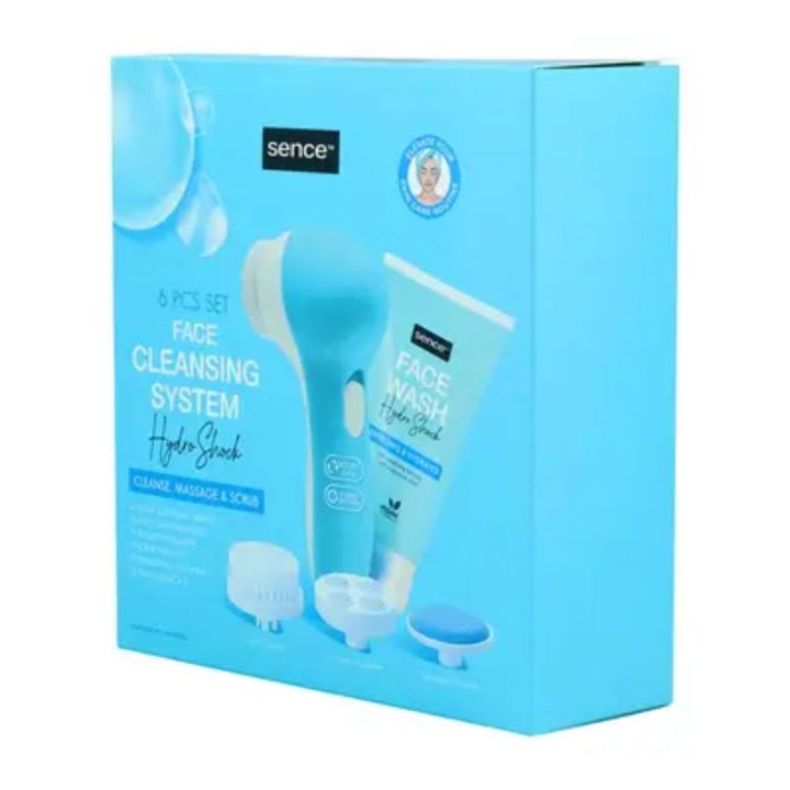 Sence beauty arctisztító szett, kiegészítők, arczselé 150 ml, hidrosokk